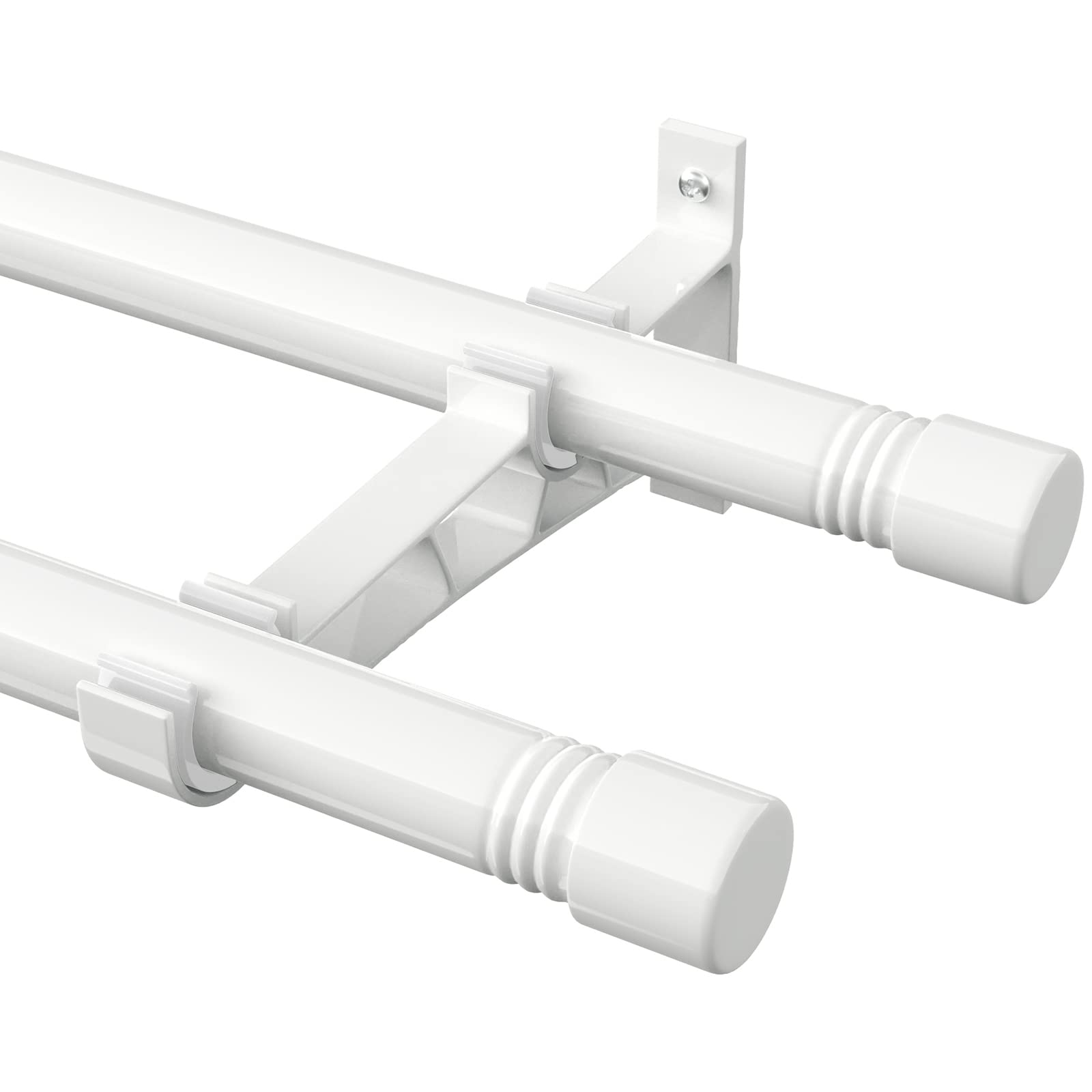 Amazon.com: YeYeBest Double Curtain Rods 66 to 144 Inch, Metal